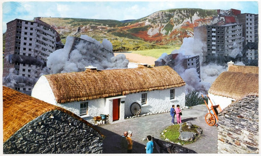 Searching for Evidence (of Controlled Demolition) at Father McDyer's Folk Village, Glencolmcille, Co. Donegal