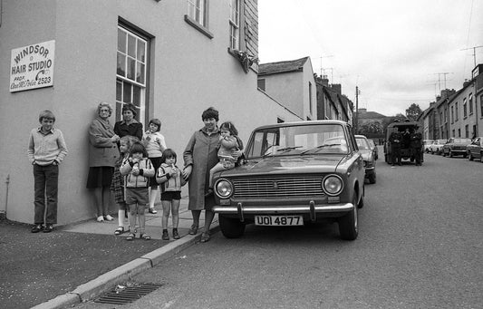 Family Watching Parade