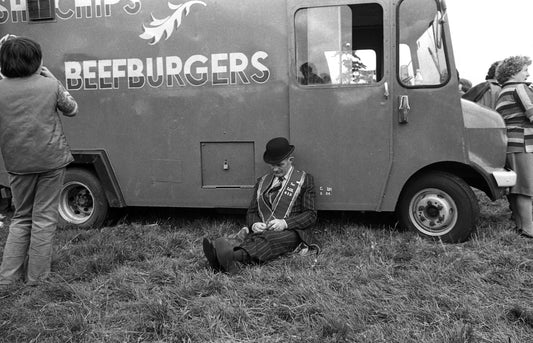 Orangeman And Burger Van