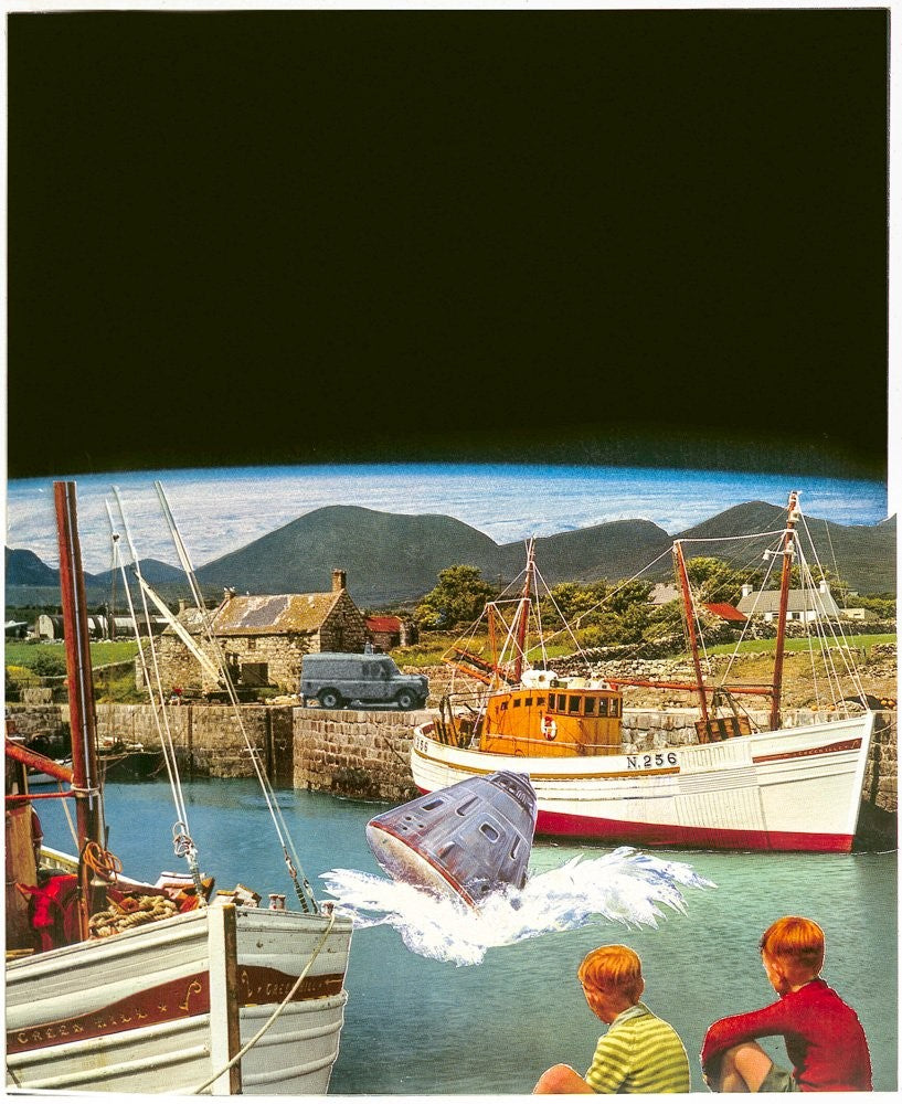 Cosmonaut Lands in Annalong Harbour (Security Forces Investigate...)
