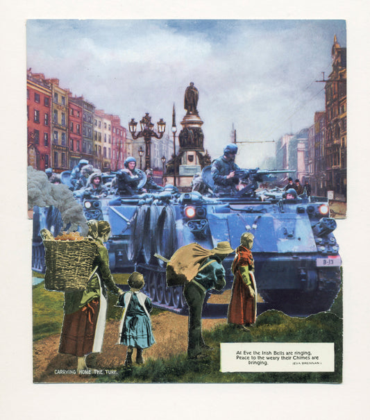 A Squadron of Bradleys Intercepts Natives Carrying Home Evidence (of Controlled Demolition) in Sackville St, Dublin