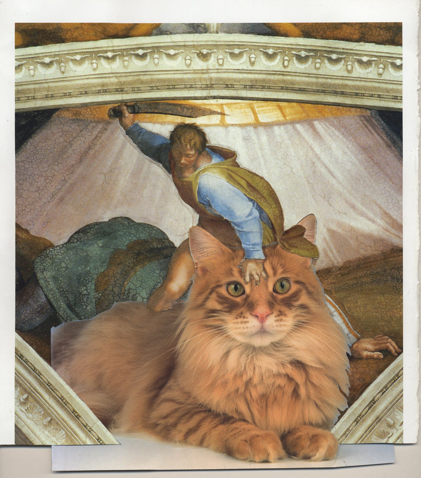 Goliath, as a Kitten, in The Sistine Chapel